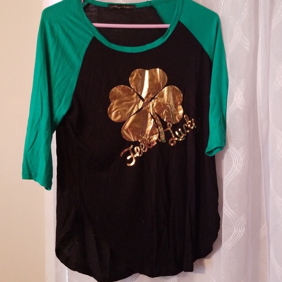 Rags to Raches Tops - Feeling lucky junior top